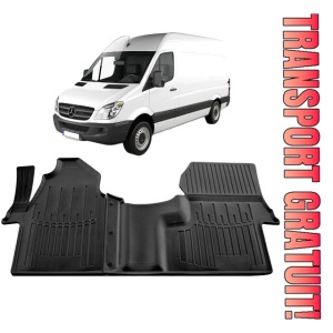 Mercedes Benz W906 Sprinter II (2006-2018) (1+2) Set covorase auto cauciuc G.Modern Line 3D