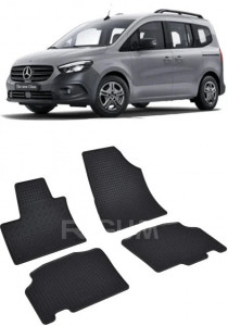 Mercedes Citan 5M fabricat din 2022 - Prezent, Van, set covorase auto dedicate, din cauciuc 100% Premium accesorii pentru autoturismul tau - masina v152326