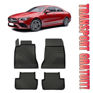 Mercedes Cla I Din 03.2013 - 03.2019, Coupe , Set Covorase Auto Tip Tavita Premium 3D, din cauciuc