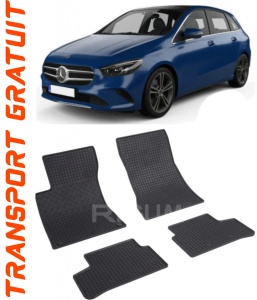 Mercedes Clasa B W247, Van, fabricat din 01.2019 - Prezent, set covorase auto dedicate, din cauciuc 100% Premium accesorii pentru autoturismul tau - masina v154719
