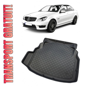 Mercedes clasa C W204 Sedan din 04.2007 - 02.2014, Tavita Pentru Portbagaj Lux Premium Dedicata, Bancheta Nerabatabila *2