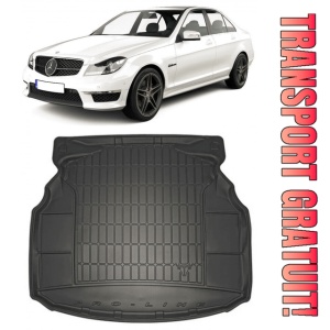 Mercedes clasa C W204 Sedan din 04.2007 - 02.2014, Tavita Pentru Portbagaj Lux Premium Dedicata, Bancheta Nerabatabila *3