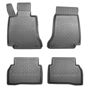 Mercedes Clasa C W205, Combi, Din 10.2014 - 02.2021 , Set Covorase Auto Tip Tavita Premium 3D, din cauciuc accesorii pentru autoturismul tau - masina v172960