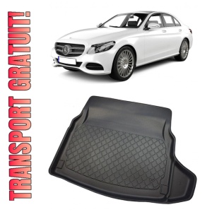 Mercedes clasa C W205 Sedan din 03.2014 - 11.2020, Tavita Pentru Portbagaj Lux Premium Dedicata, Bancheta Rabatabila *2