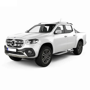 Mercedes Clasa X, Pick-Up, Din 01.2016 - Prezent , Set Covorase Auto Tip Tavita Premium 3D, din cauciuc accesorii pentru autoturismul tau - masina v171872