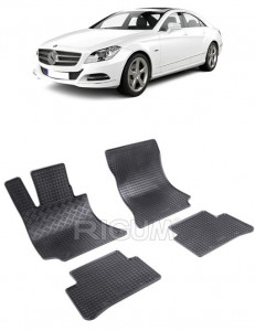 Mercedes Cls C218, Coupe, fabricat din 01.2011 - 02.2018, C218 / X218, set covorase auto dedicate, din cauciuc 100% Premium accesorii pentru autoturismul tau - masina v160095