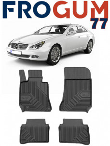 Mercedes Cls II Din 2010 - 2018, Coupe , Set Covorase Auto Tip Tavita Premium 3D, din cauciuc accesorii pentru autoturismul tau - masina v166169