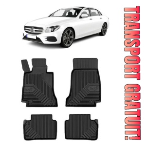 Mercedes E-Class W213 Din 11.2016 - Prezent, Combi , Set Covorase Auto Tip Tavita Premium 3D, din cauciuc