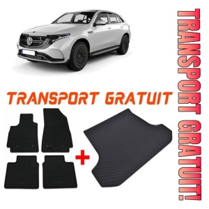 Mercedes Eqc din 05.2019 - Prezent Suv *1 , Set Covorase + tavita portbagaj auto