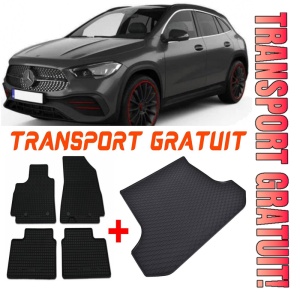 Mercedes GLA Set Covorase + tavita portbagaj auto Mercedes GLA H247 fabricatie 12.2019 - prezent, caroserie suv, portbagaj superior