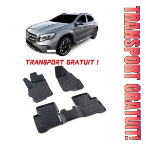 Mercedes GLA X156 2014-2019 Set 4 covorase auto din cauciuc tip tavita premium line 3D - Transport Gratuit!