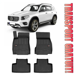 Mercedes Glb X247 Din 11.2019 - Prezent, Suv , Set Covorase Auto Tip Tavita Premium 3D, din cauciuc