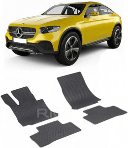 Mercedes Glc Coupe, Coupe, fabricat din 09.2016 - Prezent, C253, set covorase auto dedicate, din cauciuc 100% Premium accesorii pentru autoturismul tau - masina v161471
