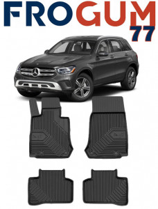 Mercedes Glc X253 Din 09.2015 - Prezent, Suv , Set Covorase Auto Tip Tavita Premium 3D, din cauciuc accesorii pentru autoturismul tau - masina v164958