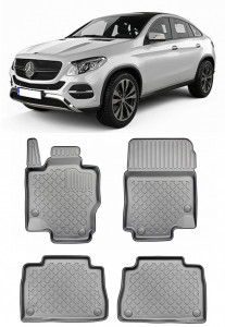 Mercedes Gle II Coupe, Coupe, Din 11.2019 - Prezent, C167 , Set Covorase Auto Tip Tavita Premium 3D, din cauciuc accesorii pentru autoturismul tau - masina v173117