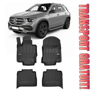 Mercedes Gle II W167, Suv, Din 11.2018 - Prezent (Nu Pentru Hybrid) , Set Covorase Auto Tip Tavita Premium 3D, din cauciuc