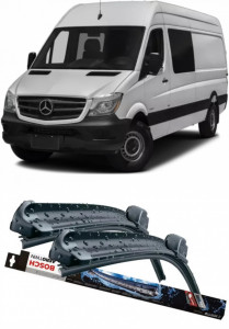 Mercedes Sprinter Set 2 stergatoare parbriz Bosch Bosch Aerotwin 65 cm/60 cm compatibile cu Mercedes-Benz Sprinter 3-T Bus (B906) din 2006-2016 (65 cm / 60 cm) accesorii pentru autoturismul tau - masina v125590