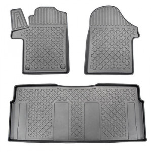 Mercedes V Klasse, W447 Din 06.2014 - Prezent , Set Covorase Auto Tip Tavita Premium 3D, din cauciuc accesorii pentru autoturismul tau - masina v169533