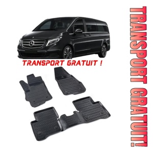 Mercedes Viano W639 2003-2014 Set 4 covorase auto din cauciuc tip tavita premium line 3D - Transport Gratuit!