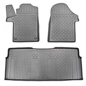 Mercedes VIto W447, Van, Din 10.2014 - Prezent , Set Covorase Auto Tip Tavita Premium 3D, din cauciuc accesorii pentru autoturismul tau - masina v172759