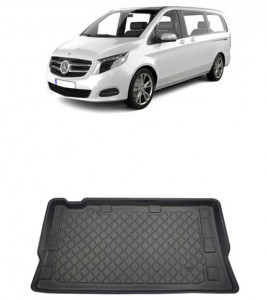 Mercedes Vito W447 Van din 10.2014 - Prezent, Tavita Pentru Portbagaj Lux Premium Dedicata, Ampatament Lung In Spatele Randului 3 *1 accesorii pentru autoturismul tau - masina v188717