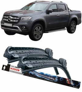 Mercedes X-Class Platform/Chassis Set 2 stergatoare parbriz Bosch Aerotwin 600/475mm compatibile cu Mercedes-Benz X-CLASS Platform/Chassis (470) (2017) (60 cm / 40 cm) accesorii pentru autoturismul tau - masina v115501