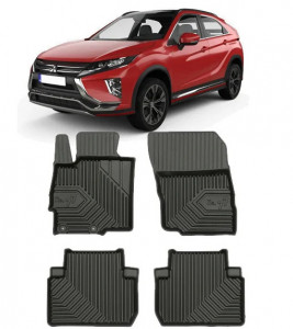 Mitsubishi Eclipse Cross Din 01.2018 - Prezent, Suv , Set Covorase Auto Tip Tavita Premium 3D, din cauciuc accesorii pentru autoturismul tau - masina v165496