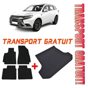Mitsubishi Outlander III Suv din 09.2012 - Prezent, Set Covorase + tavita portbagaj auto 5 Locuri *1