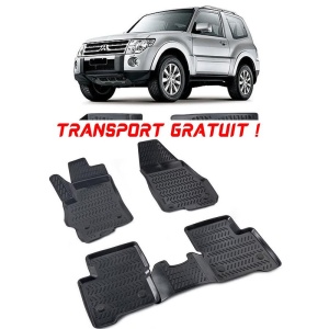 Mitsubishi Pajero IV 2006 - 2021 Set 4 covorase auto din cauciuc tip tavita premium line 3D - Transport Gratuit!