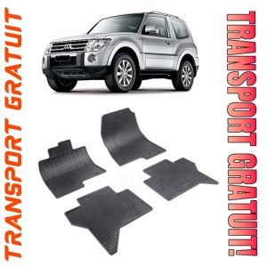 Mitsubishi Pajero IV, Suv, fabricat din 04.2007 - 07.2015, 5 Usi, set covorase auto dedicate, din cauciuc 100% Premium