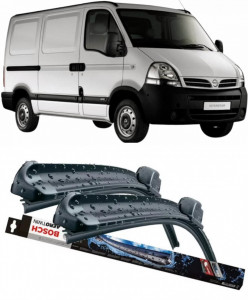 Nissan Interstar Bus Set 2 stergatoare parbriz Bosch Bosch Aerotwin 60 cm/60 cm compatibile cu Nissan Interstar Bus (X70) din 2002-2011 (60 cm / 60 cm) accesorii pentru autoturismul tau - masina v127362