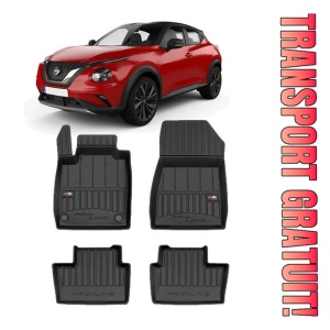 Nissan Juke II, Suv, Din 09.2019 - Prezent , Set Covorase Auto Tip Tavita Premium 3D, din cauciuc