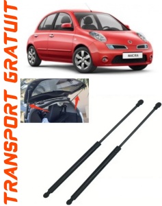 Nissan Micra III Set 2 amortizoare pentru portbagaj / haion Krosno compatibil cu Nissan Micra III Hatchback fabricat intre 2003-2010 accesorii pentru autoturismul tau - masina v89273