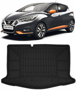 Nissan Micra K14 Hatchback din 03.2017 - Prezent *3, Tavita Pentru Portbagaj Lux Premium Dedicata, accesorii pentru autoturismul tau - masina v186621