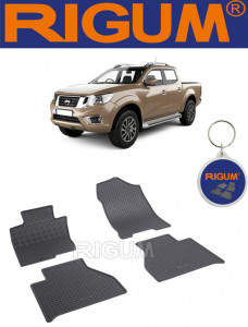Nissan Navara, Pick-Up, fabricat din 01.2016 - Prezent, set covorase auto dedicate, din cauciuc 100% Premium accesorii pentru autoturismul tau - masina v160276