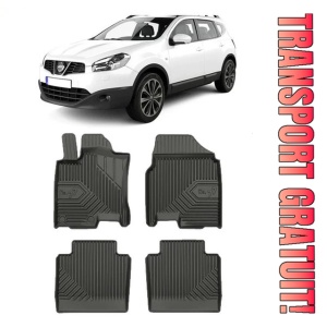 Nissan Qashqai +2 Din 10.2008 - 01.2014, Suv , Set Covorase Auto Tip Tavita Premium 3D, din cauciuc