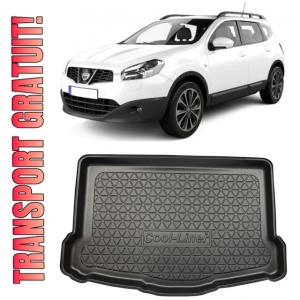 Nissan Qashqai II Suv din 02.2014 - 05.2021, Tavita Pentru Portbagaj Lux Premium Dedicata, Portbagaj Inferior Roata Rezerva Ingusta *3