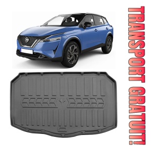 Nissan Qashqai (J12) Cu Podea Joasa (2021-prezent) Tavita cauciuc pentru protectie portbagaj dedicata pentru Nissan Qashqai Transport Gratuit
