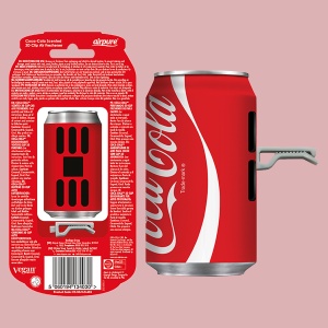 Odorizant Auto 3D Coca Cola Original, Tip Doza, Clip Ventilatie, Parfum Intens și Persistent, Design Realist, Vegan Friendly - Img 3