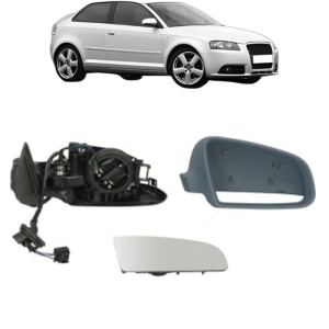 Oglinda Dreapta AUDI A3 (8P1) din 2003 - 2012, Auto, Reglaj electric, Completa - Img 2