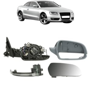 Oglinda Dreapta AUDI A5 (8T3) din 2007 - 2017, Auto, Reglaj electric, Completa - Img 2