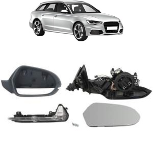 Oglinda Dreapta AUDI A6 C7 Avant (4G5, 4GD) din 2011 - 2018, Auto, Reglaj electric, Completa - Img 2