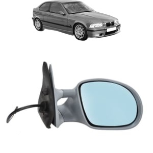 Oglinda Dreapta BMW Seria 3 Compact (E36) din 1994 - 2000, Auto, Reglaj electric, Completa - Img 2