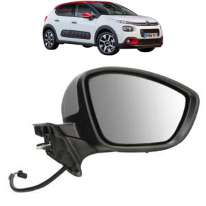 Oglinda Dreapta CITROEN C3 III (SX) din 2016 - 2018, Auto, Reglaj electric, Completa - Img 2