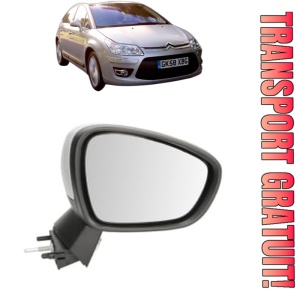 Oglinda Dreapta CITROEN C4 II (NC_) din 2009 - 2018, Auto, Reglaj electric, Completa
