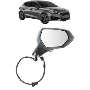 Oglinda Dreapta CUPRA LEON (KL1, KU1, KUG) din 2020 - 2024, Auto, Reglaj electric, Completa - Img 2