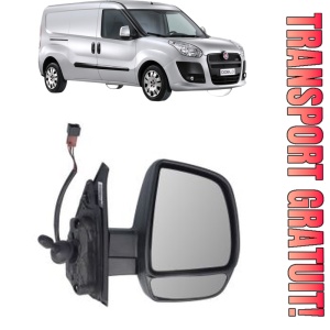 Oglinda Dreapta FIAT DOBLO Bus (263_) din 2010 - 2023, Auto, Reglaj mecanic, Completa