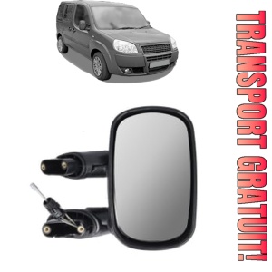 Oglinda Dreapta FIAT DOBLO MPV (119_, 223_) din 2001 - 2005, Auto, Reglaj mecanic, Completa