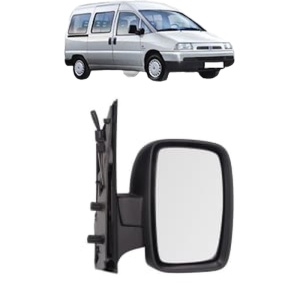 Oglinda Dreapta FIAT SCUDO Bus (270_, 272_) din 2007 - 2016, Auto, Reglaj mecanic, Completa - Img 2