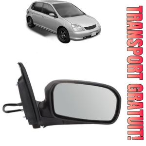 Oglinda Dreapta HONDA CIVIC VII Hatchback (EU, EP, EV) din 2000 - 2005, Auto, Reglaj electric, Completa